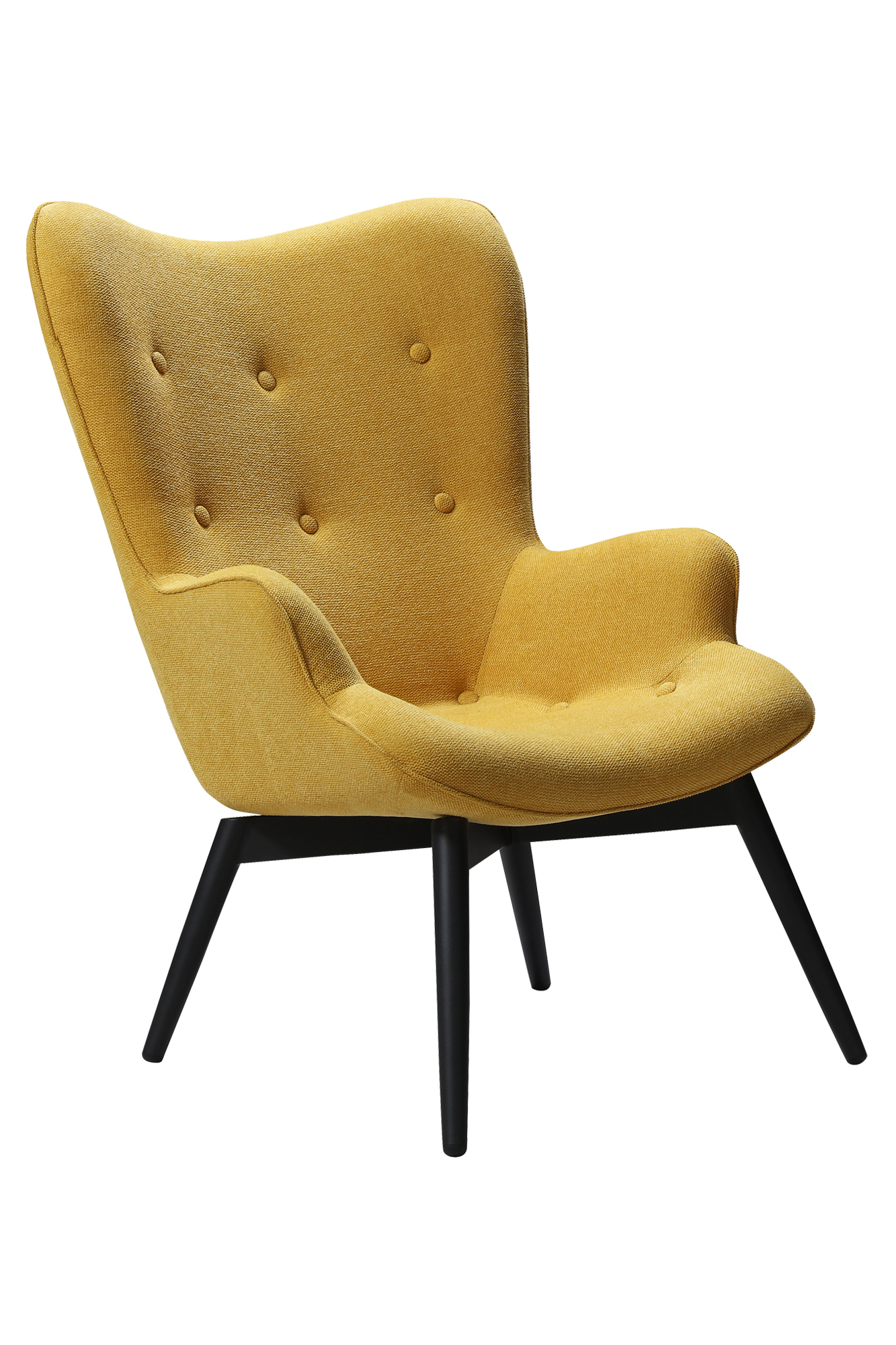 SalesFever Sessel Gelb Strukturstoff