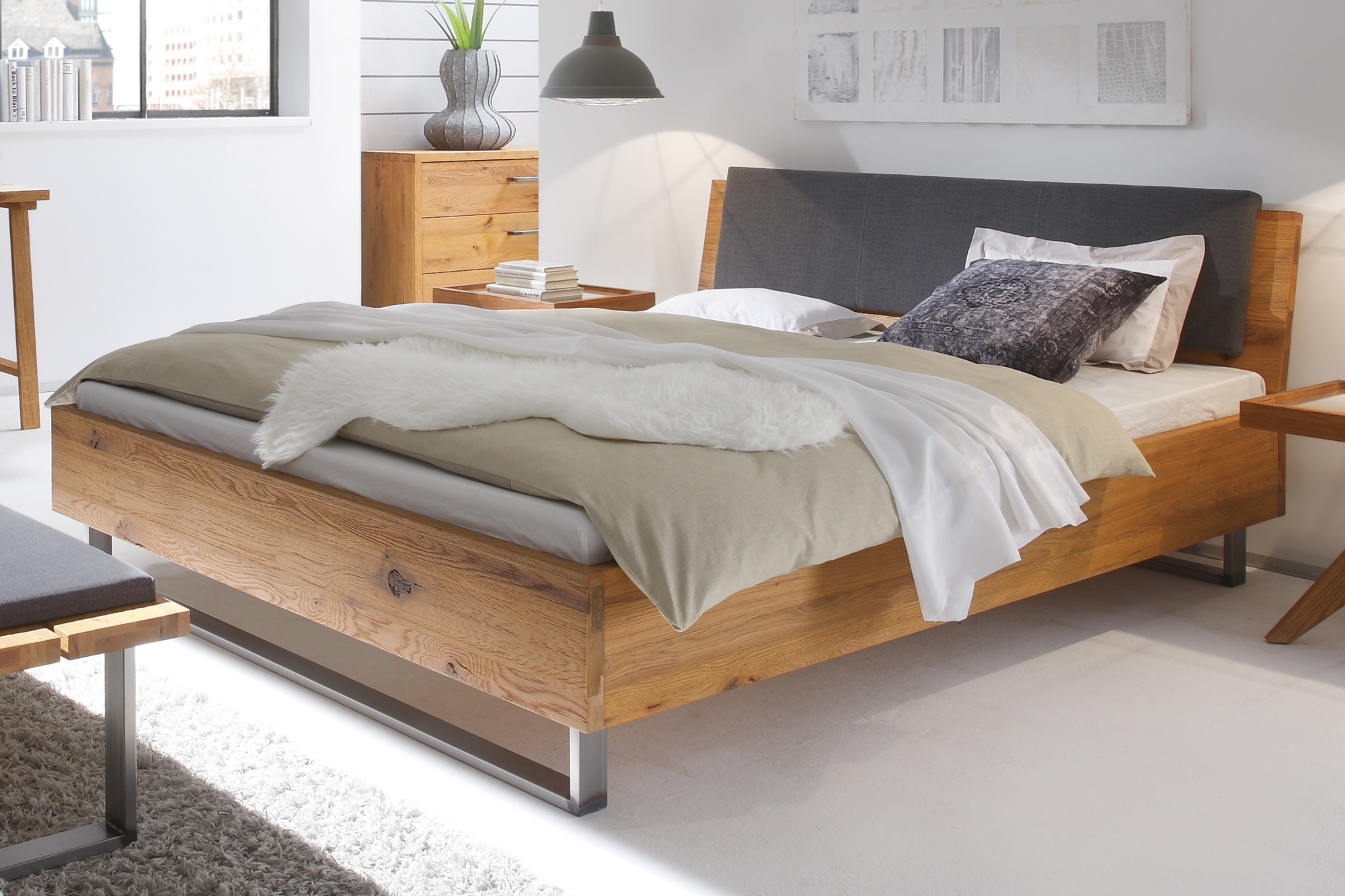 Hasena Bett Oak-Wild Cadro 23 Indus Sion Ravo